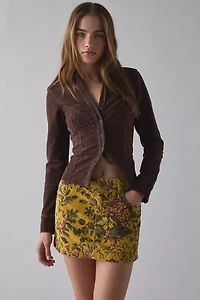 BDG Onna Corduroy Micro Mini Skirt