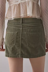 BDG Onna Corduroy Micro Mini Skirt