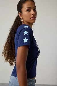 Shelby Car Stars Graphic Raglan Baby Tee