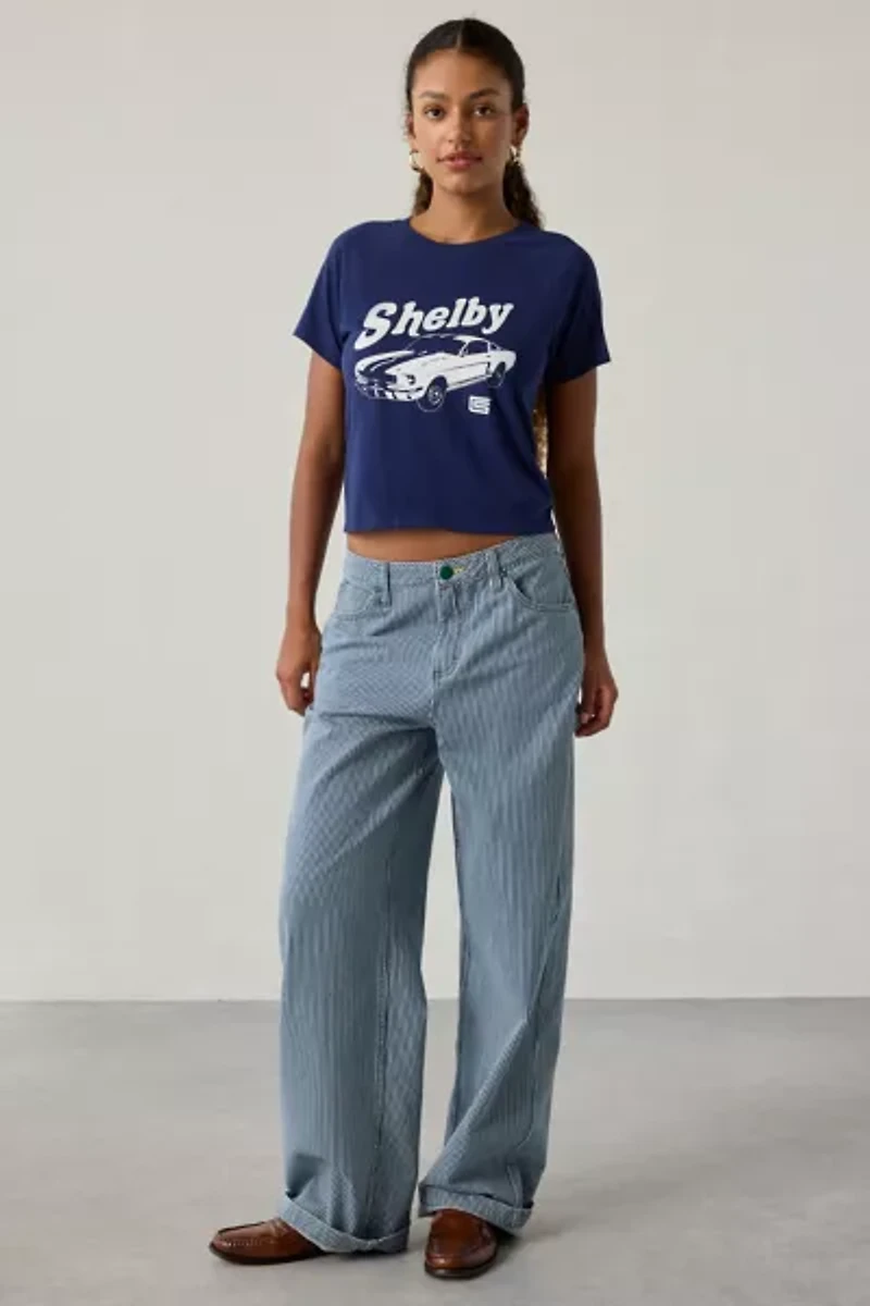 Shelby Car Stars Graphic Raglan Baby Tee
