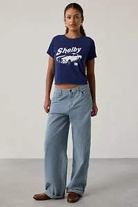 Shelby Car Stars Graphic Raglan Baby Tee