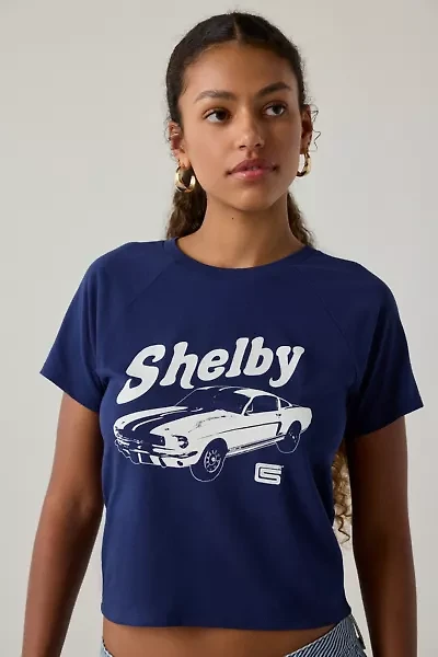 Shelby Car Stars Graphic Raglan Baby Tee