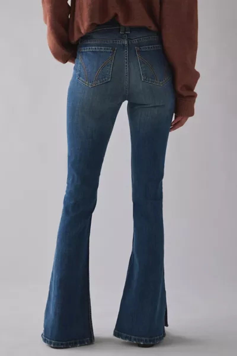 BDG Brooke Split Hem Low-Rise Flare Jean