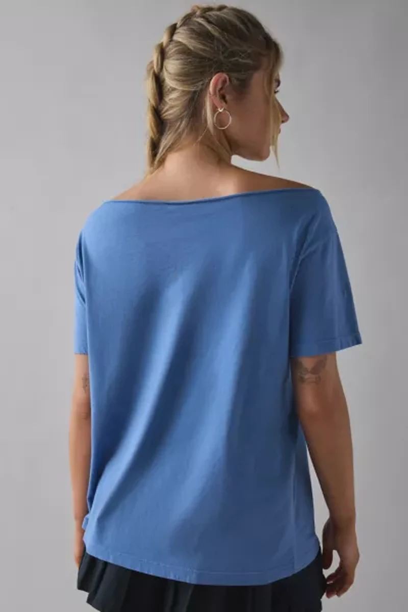 DAY Hole Pretty On The Inside Graphic Off-The-Shoulder Tee