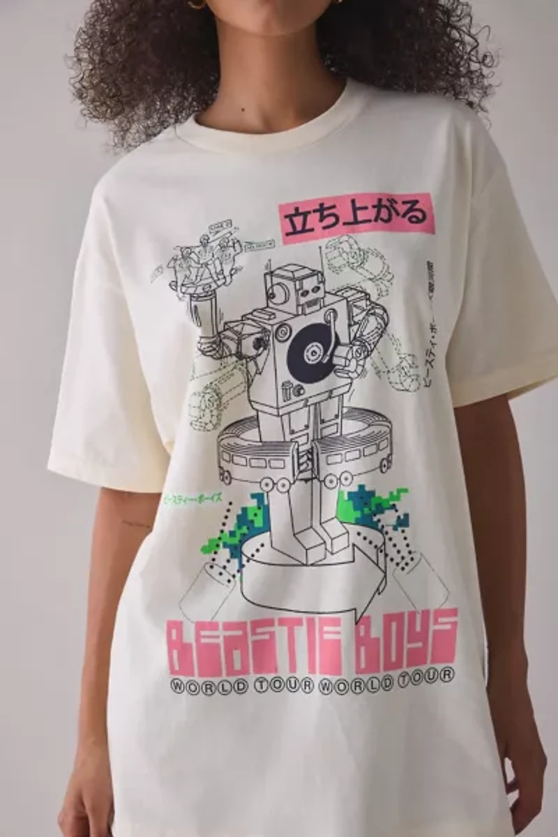 Beastie Boys Robot Graphic T-Shirt Dress