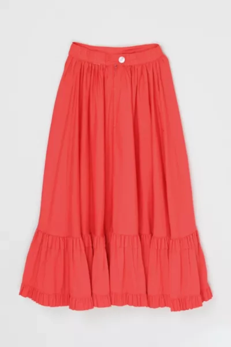 Vintage 1960s Western Tiered Skirt