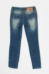 Vintage Y2k Low-Rise Skinny Faded Jeans