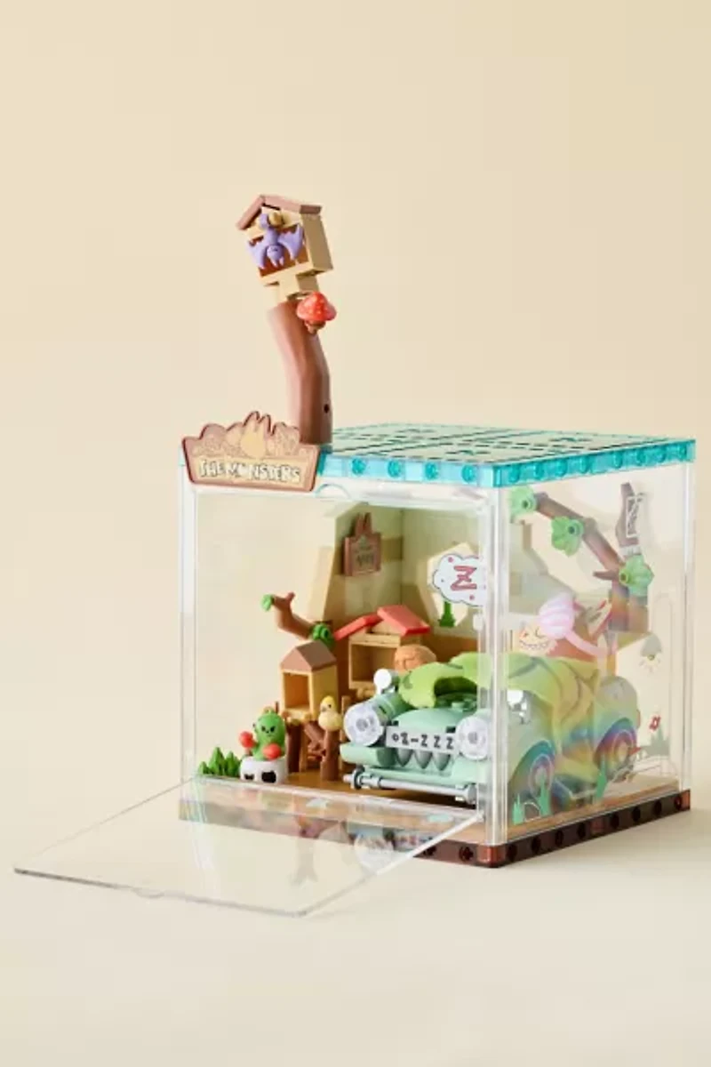 POP MART The Monsters Forest Secret Base Series Napping Time Labubu Figure Block Set