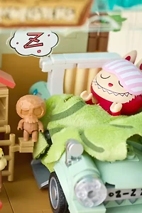 POP MART The Monsters Forest Secret Base Series Napping Time Labubu Figure Block Set