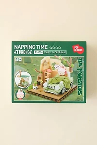 POP MART The Monsters Forest Secret Base Series Napping Time Labubu Figure Block Set