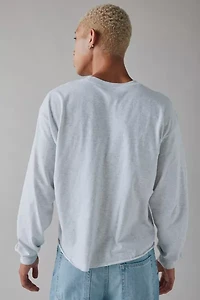 ReMADE By UO Cropped & Boxy Long Sleeve Tee