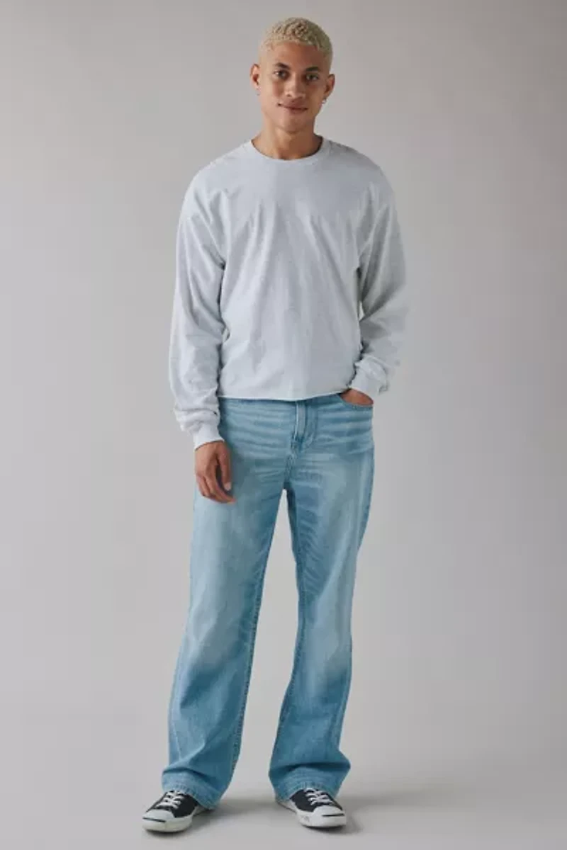 ReMADE By UO Cropped & Boxy Long Sleeve Tee
