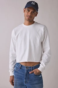 ReMADE By UO Cropped & Boxy Long Sleeve Tee