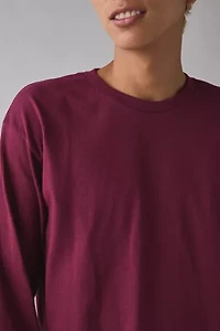 ReMADE By UO Cropped & Boxy Long Sleeve Tee