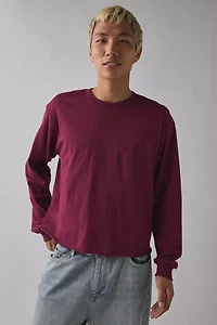 ReMADE By UO Cropped & Boxy Long Sleeve Tee