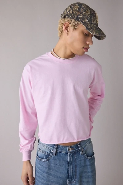 ReMADE By UO Cropped & Boxy Long Sleeve Tee