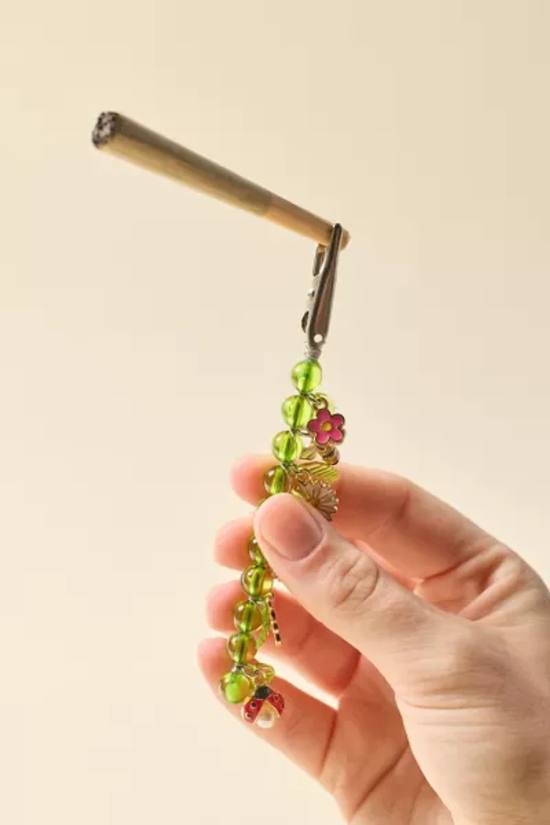 Canna Style Floral Critter Jay Clip