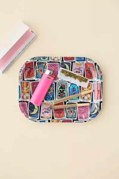 Canna Style Tarot Card Rolling Tray