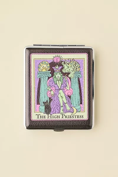 Canna Style High Priestess Tarot Card Stash Case