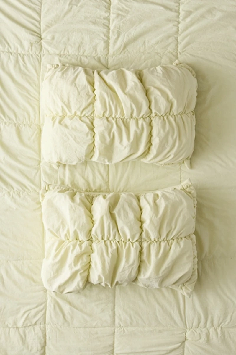 Poppy Puff Sham Set