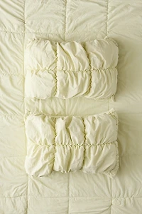 Poppy Puff Sham Set