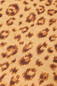 Boho Cheetah Border Duvet Cover