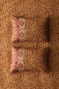 Boho Cheetah Border Sham Set