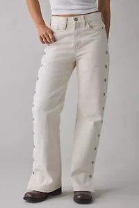 Levi’s® Blue Tab Shank Button Detail Mid-Rise Wide Leg Jean