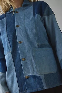 ReMADE By UO Patched Denim Chore Jacket