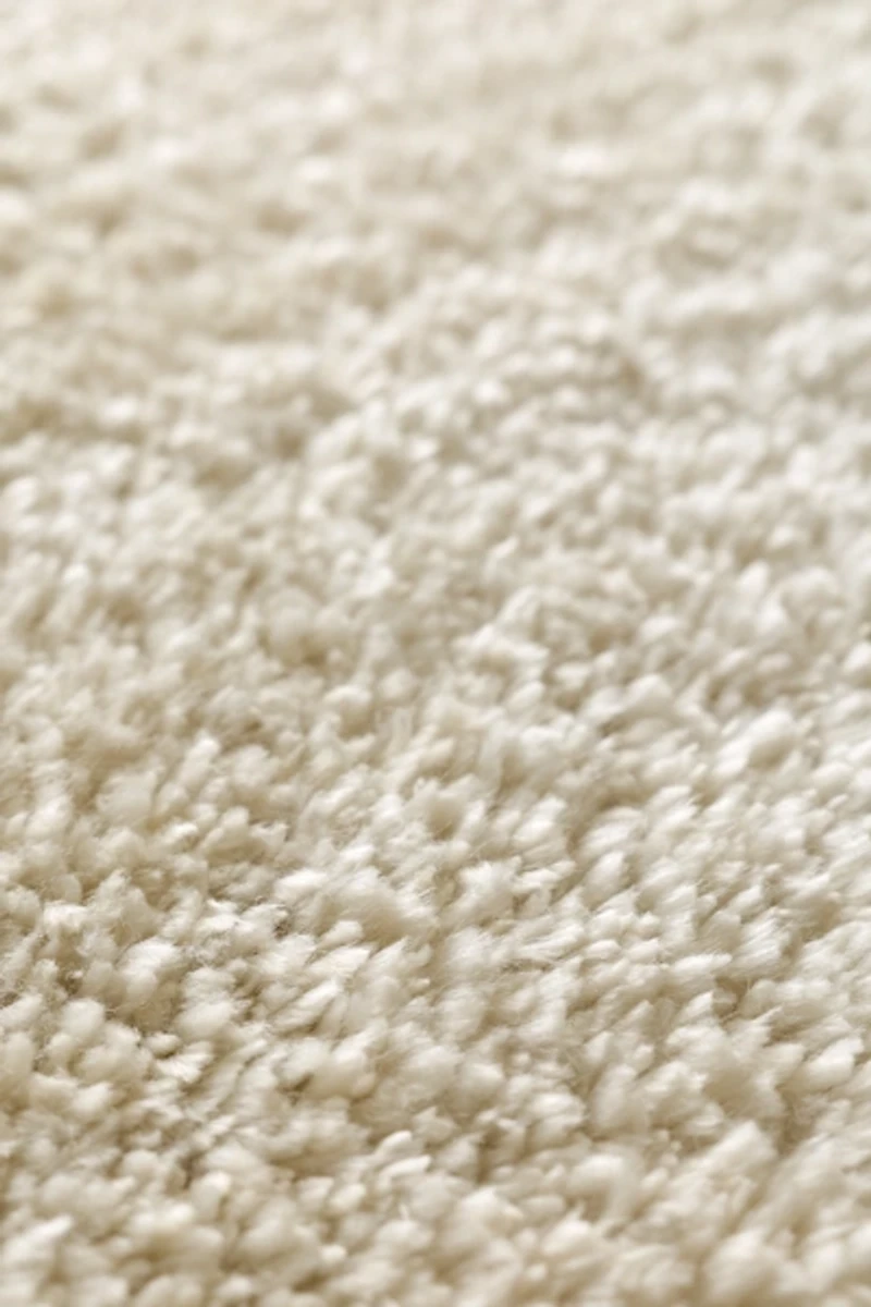 Solid Piled Shag Rug