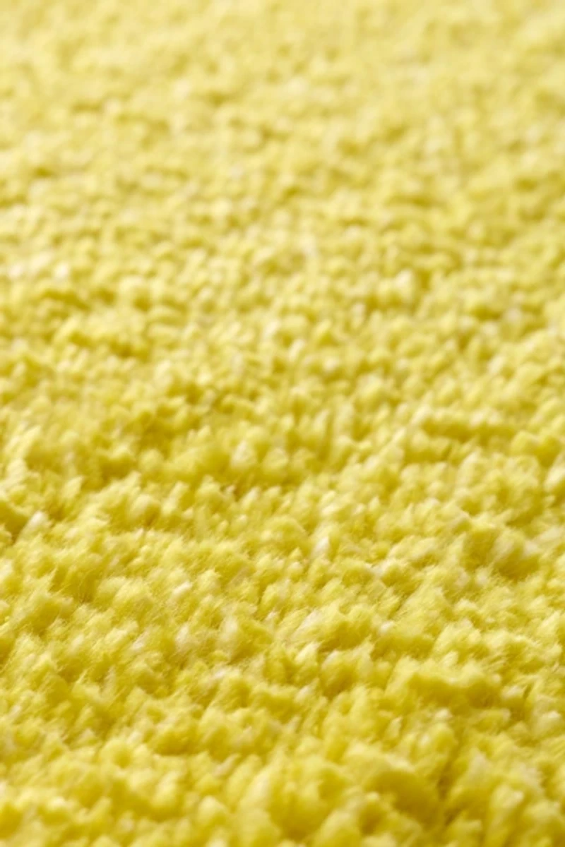 Solid Piled Shag Rug