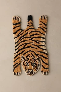 Tiger Shaped Coir Doormat