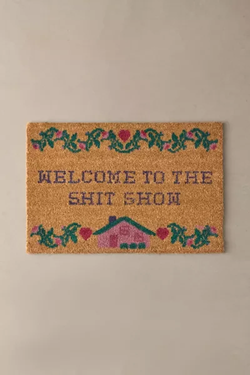 Welcome To The Show Coir Doormat