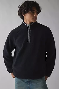 BDG Solid Fleece Quarter Zip Sweatshirt
