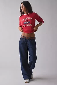 Phoenix All-Stars Graphic Waffle Knit Long Sleeve Tee
