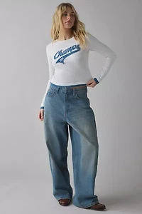 Champs Applique Graphic Long Sleeve Tee