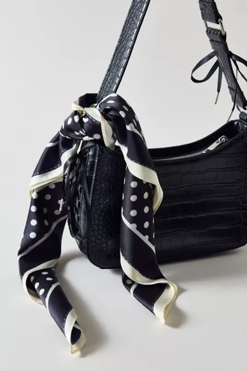 Polka Dot Silky Scarf
