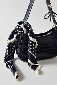Polka Dot Silky Scarf