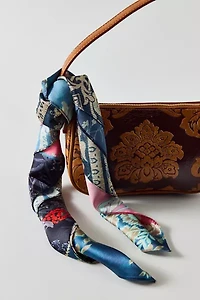 Patchwork Pattern Silky Scarf