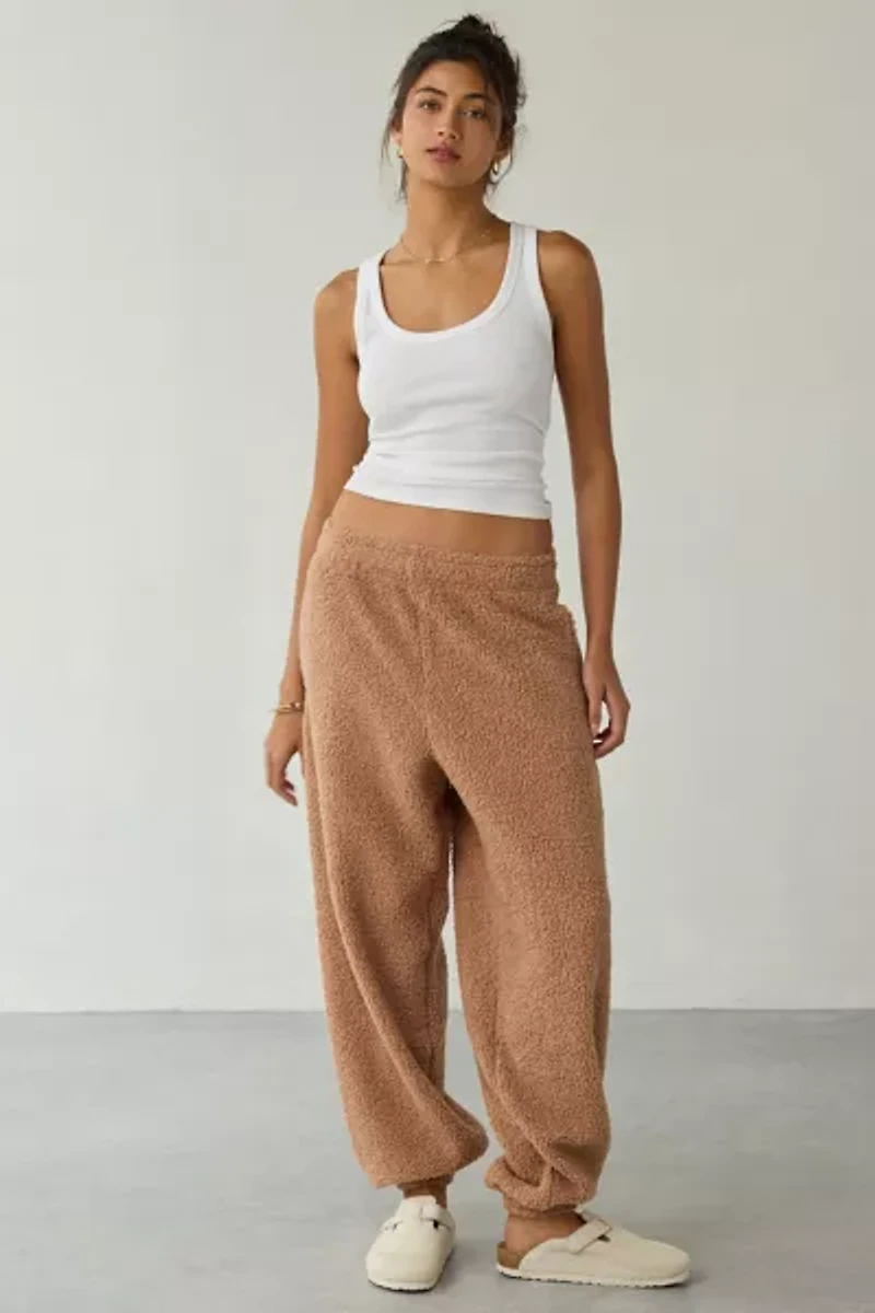 Out From Under Try Me Piled Fleece Slim Jogger Sweatpant
