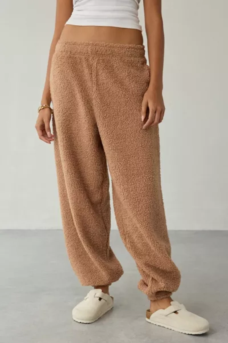 Out From Under Try Me Piled Fleece Slim Jogger Sweatpant
