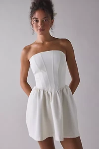 Kimchi Blue Sugar Plum Strapless Corset Mini Dress