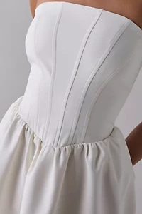 Kimchi Blue Sugar Plum Strapless Corset Mini Dress