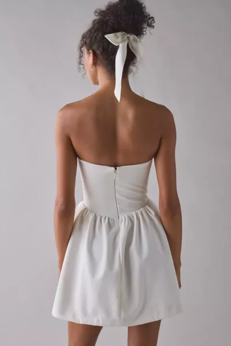 Kimchi Blue Sugar Plum Strapless Corset Mini Dress