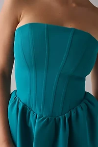 Kimchi Blue Sugar Plum Strapless Corset Mini Dress