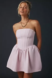 Kimchi Blue Sugar Plum Strapless Corset Mini Dress