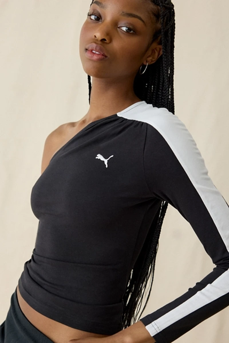 Puma T7 Asymmetric Long Sleeve Top