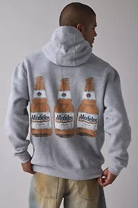 Modelo Beer Bottles Graphic Hoodie Sweatshirt