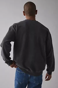 Willie Nelson Eagle Graphic Distressed Crew Neck Sweatshirt