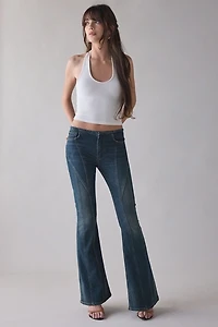 GUESS ORIGINALS Low-Rise No Waistband Extra Flare Jean